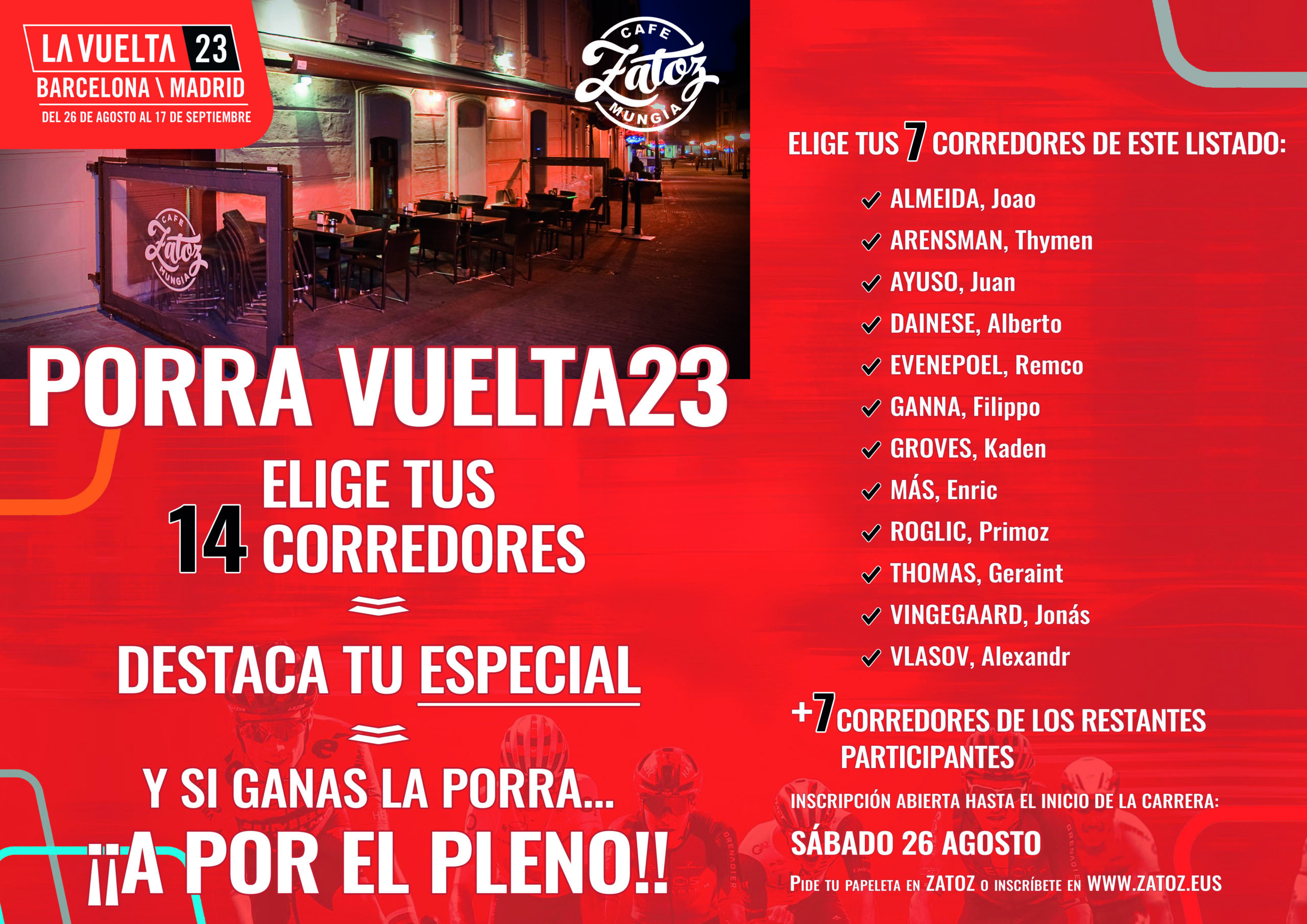 VUELTA LISTA CRACKS